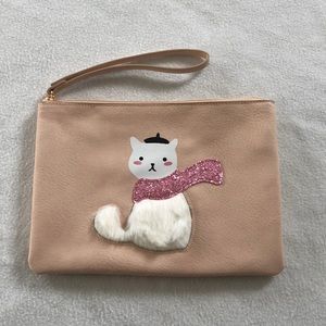 French kitty clutch